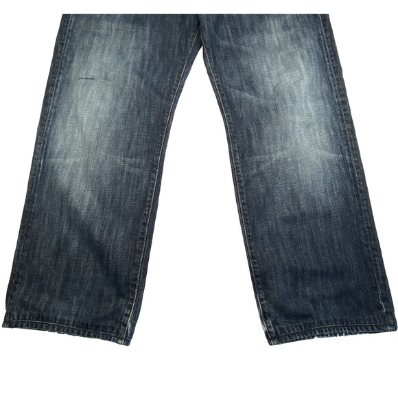 Seven 7 for All Mankind Jeans Men's Size 40 Austyn Straight Leg Dark Wash Blue - Picture 3 of 16